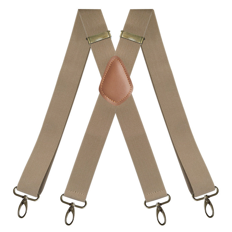 🧵👖🌀Universal X-Shaped High-Elastic Suspenders – Stretchy & Breathable, No More Sagging Pants, Perfect for Work, Leisure, or Active Days 🏃‍♂️💨