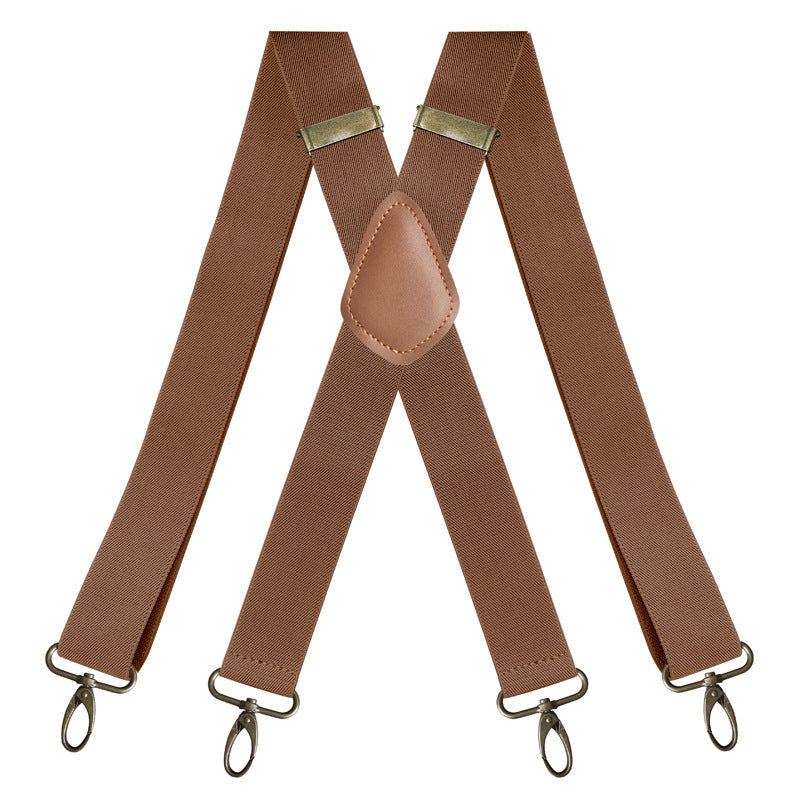 🧵👖🌀Universal X-Shaped High-Elastic Suspenders – Stretchy & Breathable, No More Sagging Pants, Perfect for Work, Leisure, or Active Days 🏃‍♂️💨
