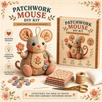 🎁Hot sale🧵Handcrafted Vintage Mouse Plush Sewing Kit