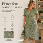 🌷Women's Floral V-neck Printed Dress