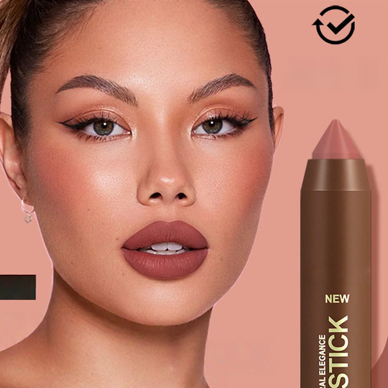 Long-Lasting Matte Lip Crayon for Women | 2-in-1 Liner & Lipstick | Hydrating & Non-Drying | Precision Triangular Tip | 6 Colors ✨
