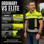 Men's High Visibility Round-Neck Top