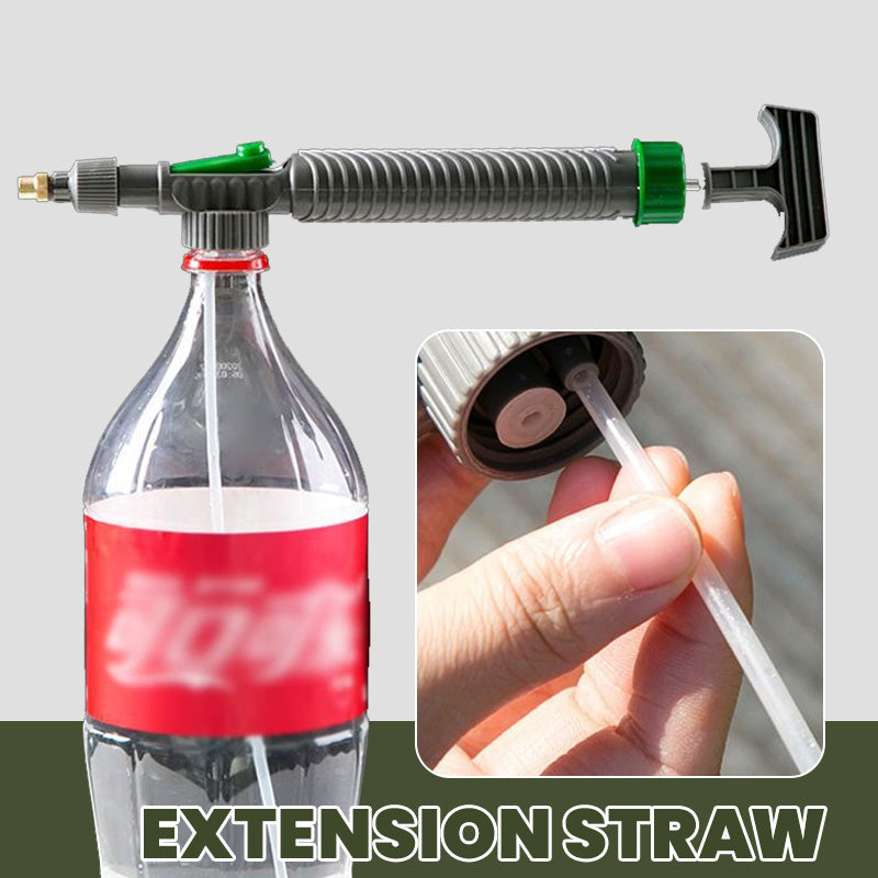 🌿Manual Drink Bottle Sprayer with Adjustable Nozzle‑Portable DIY Garden Spray Tool, Fits Standard Plastic Bottles for Plant Watering, Fertilizing & Pest Control