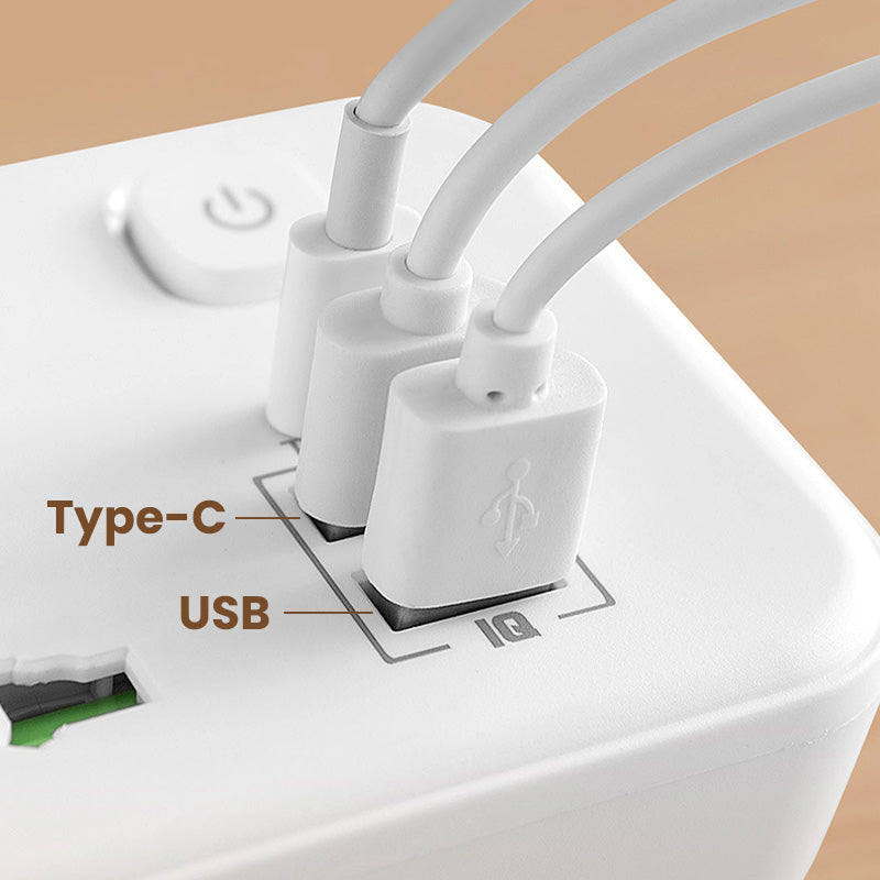 Connecting Socket with Type-C Charging Plug