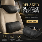 🚗💺Premium Car Seat Headrest & Lumbar Support Cushion