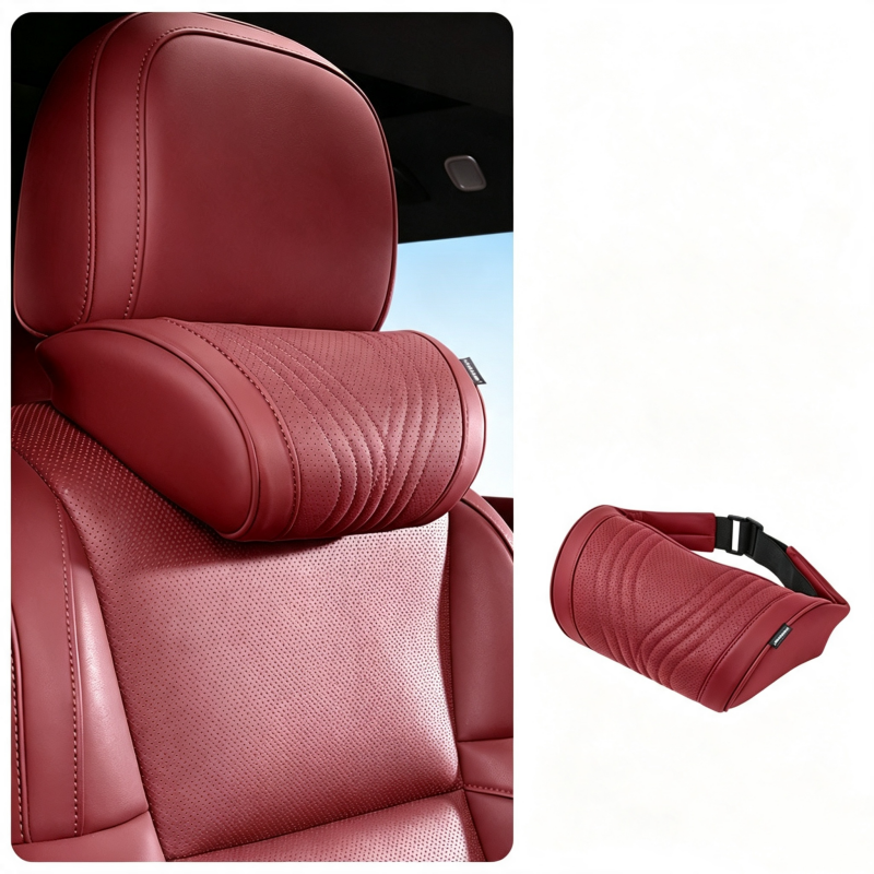 🚗💺Premium Car Seat Headrest & Lumbar Support Cushion
