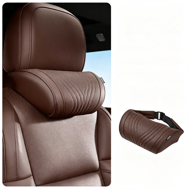 🚗💺Premium Car Seat Headrest & Lumbar Support Cushion