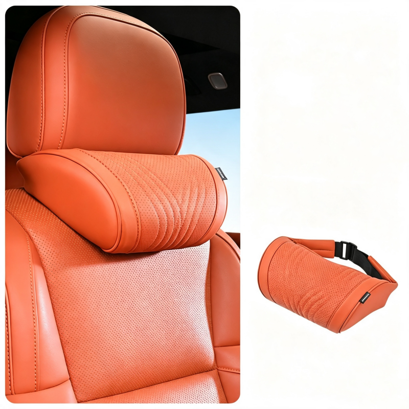🚗💺Premium Car Seat Headrest & Lumbar Support Cushion