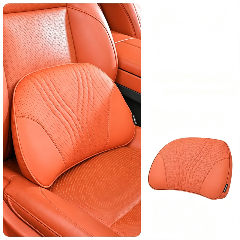🚗💺Premium Car Seat Headrest & Lumbar Support Cushion