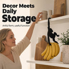 🐒 Monkey Shaped Banana Hook – Hang Fruit, Keys & Bags – Playful Storage with Personality! ✨