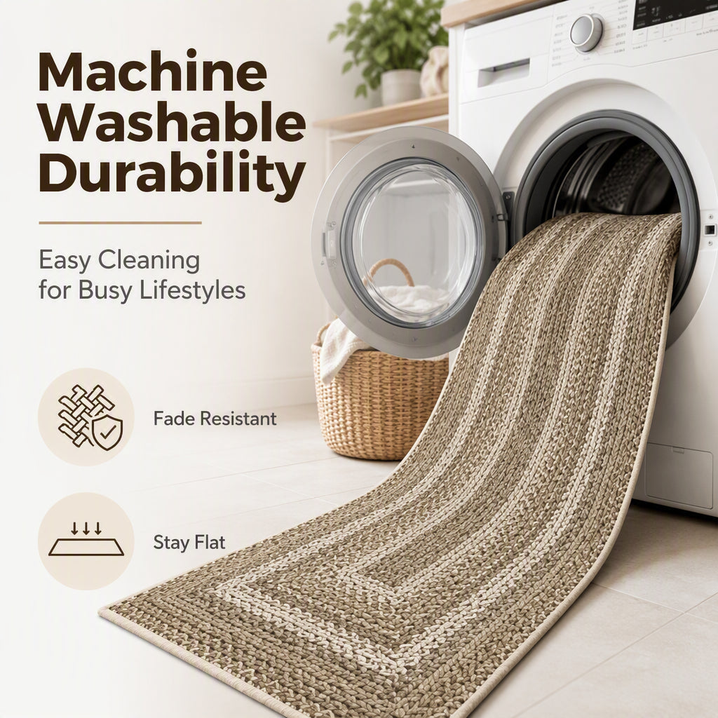 🏡🔥Elegant Woven Runner Rug
