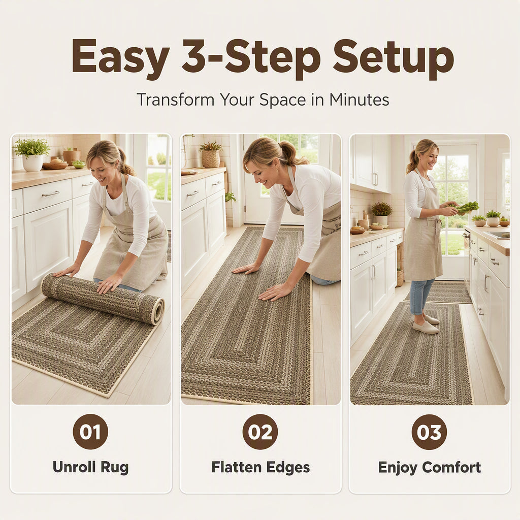 🏡🔥Elegant Woven Runner Rug
