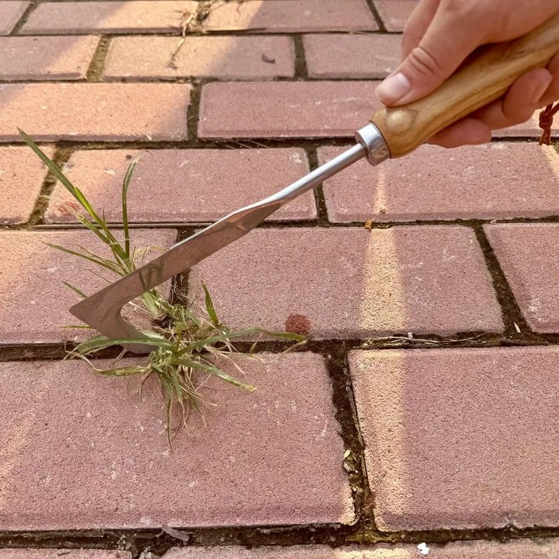 🌿 Patio Weeder Tool – Easily Clear Weeds From Paving Gaps