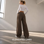 ✨ Easy Everyday Comfort | Women's Relaxed Wide-Leg Pants with Side Pockets