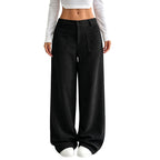 ✨ Easy Everyday Comfort | Women's Relaxed Wide-Leg Pants with Side Pockets