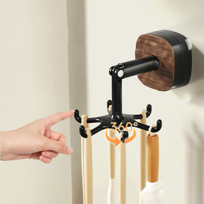 360° Rotating Duty Hooks Kitchen Utensil Holder