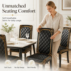 🪑  ✨ Washable Stretch Chair Cover – Baroque Gilded Print, High‑Density Elastic Fabric ✨