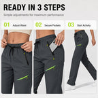 ⌛Limited-Time Offer-Women's Casual Athletic Pants with Zipper Pockets