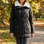Women's Mid-Length Hooded Padded Jacket