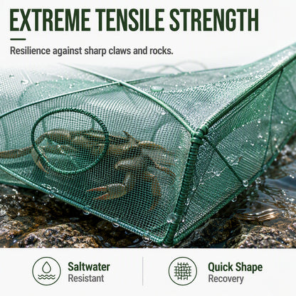 ⏳Time-Limited Special⏰Collapsible Fishing Trap Net with Multi Entrances🎣