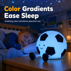 ⚽ 💡 Rechargeable Soccer Night Lights – Soft Glow, Tap Control, Kid-Safe ✨