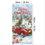 Christmas Door Cover For Instant Holiday Decor
