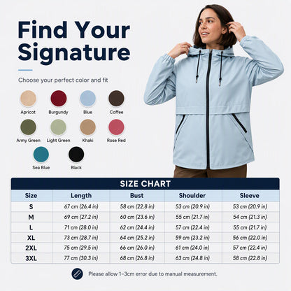 💖Women's Outdoor Windproof Hooded Jacket
