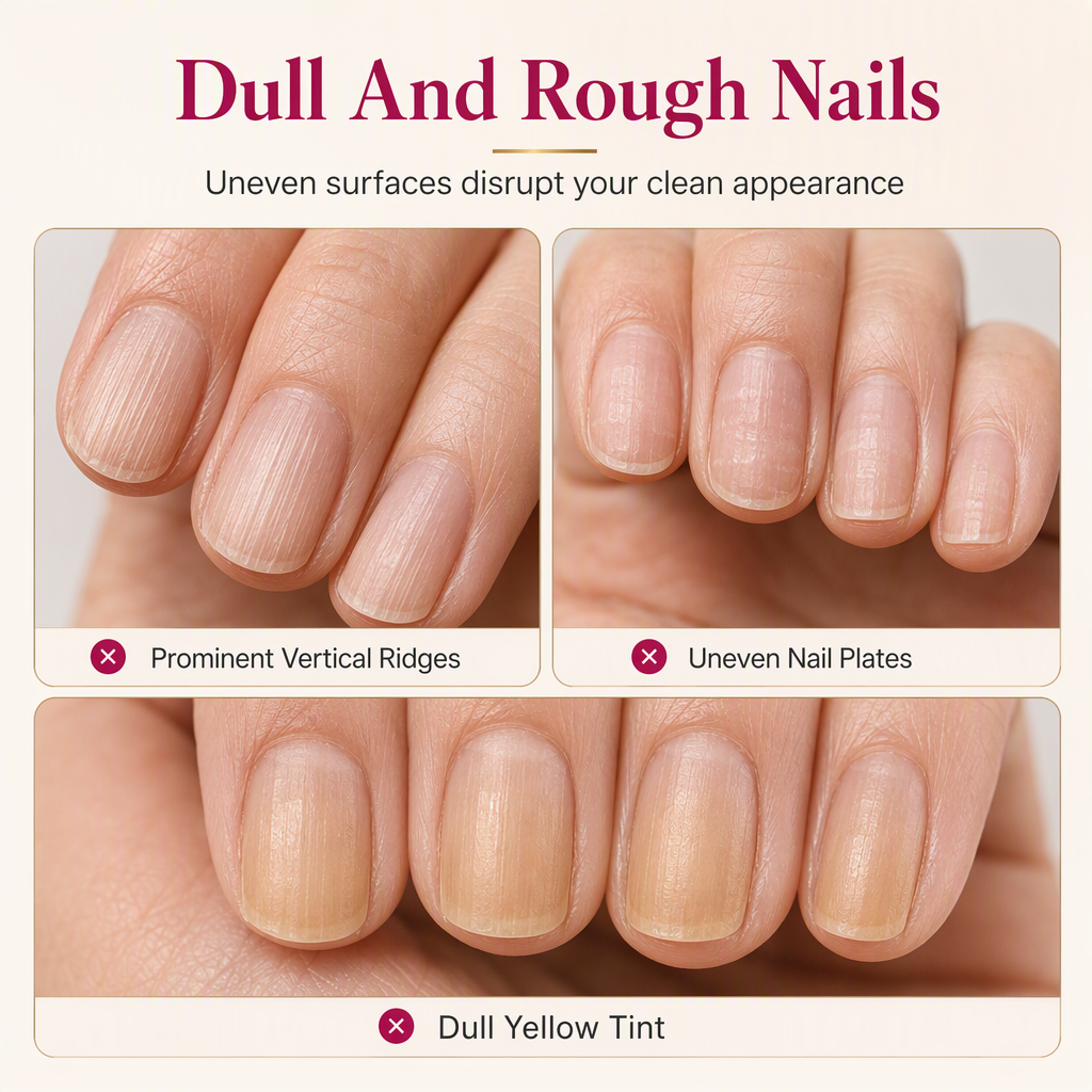 Smooth Nail Ridges Instantly! Natural Ridge Filler