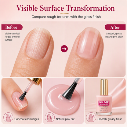 Smooth Nail Ridges Instantly! Natural Ridge Filler