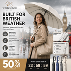⏳LIMITED-TIME 50% OFF! ⏰☔Automatic Folding Umbrella – Windproof, Waterproof & Compact