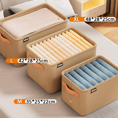 Clothes organizer for storing folding wardrobes