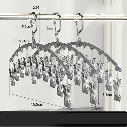 【Space-saving】Storage and Drying 2-in-1 Arc-shaped Clothes Hanger