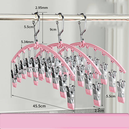 【Space-saving】Storage and Drying 2-in-1 Arc-shaped Clothes Hanger