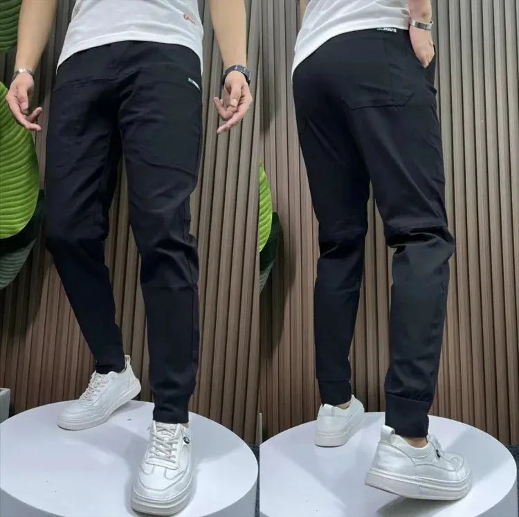 High Stretch Multi-pocket Skinny Cargo Pants