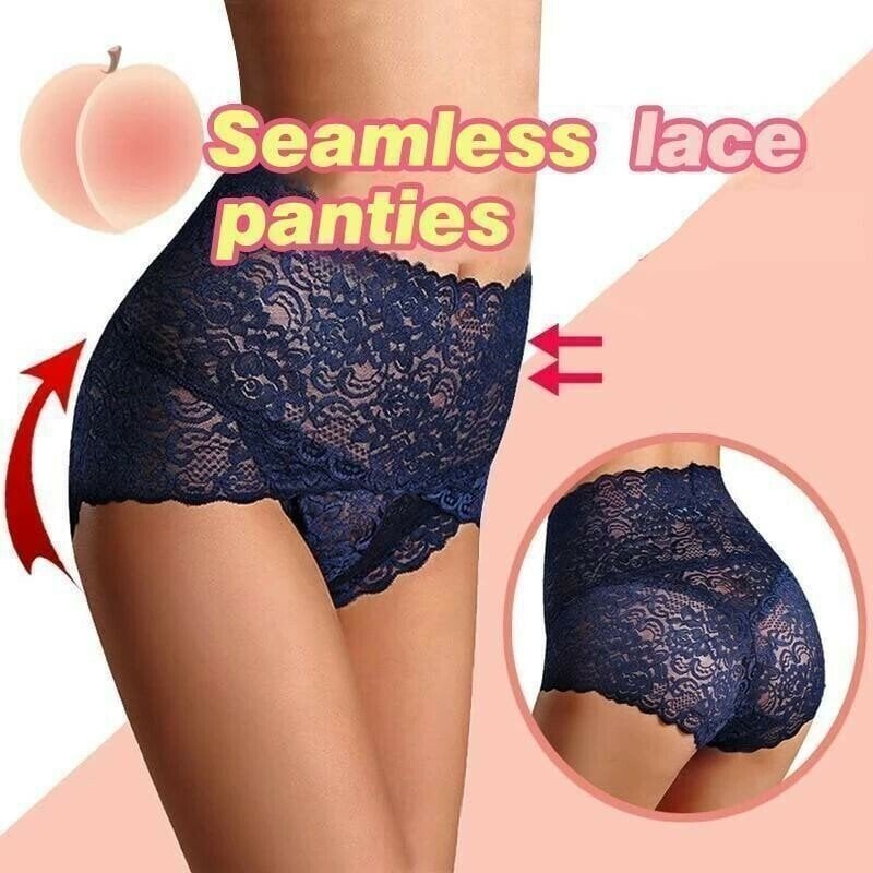 High-waisted Sexy Butt-lifting and Tummy-tightening Seamless Lace Panties