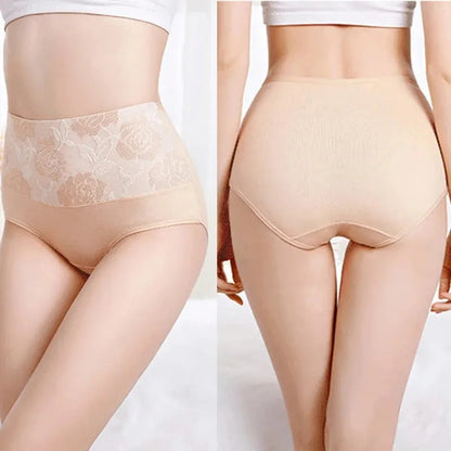 ✨LAST DAY BUY 5 GET 5 FREE✨Cotton High Waist Abdominal Slimming Hygroscopic Antibacterial Underwear