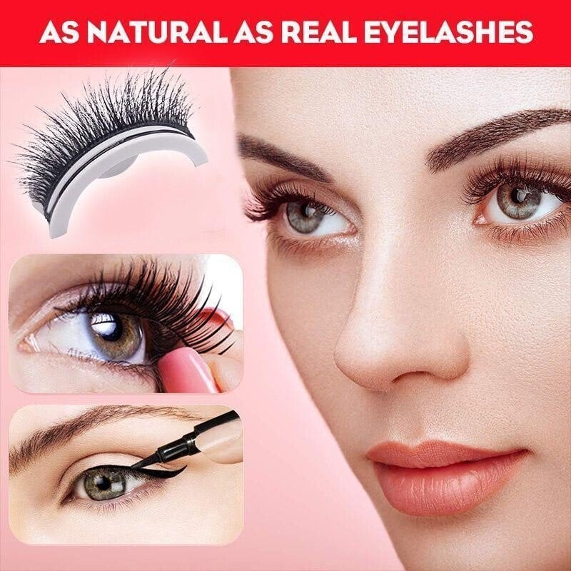 🔥Reusable Self-Adhesive Eyelashes