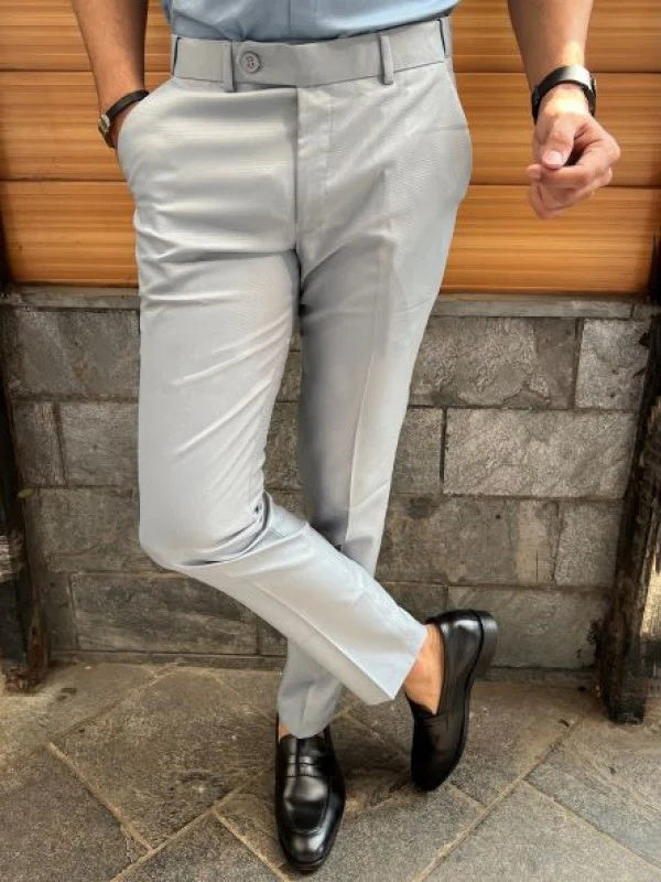 🔥Limited Time Offer🔥Solid Color Slim Fit Formal Pants