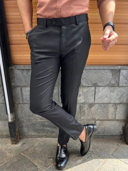 🔥Limited Time Offer🔥Solid Color Slim Fit Formal Pants