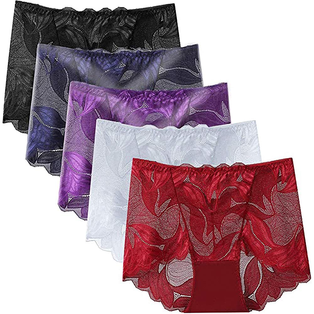 🌸Hot Sale 🌸-Women's Handmade Silk Lace Underwear Package