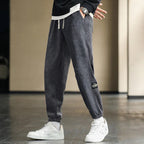 Corduroy Fabric Men's Casual Soft Pants
