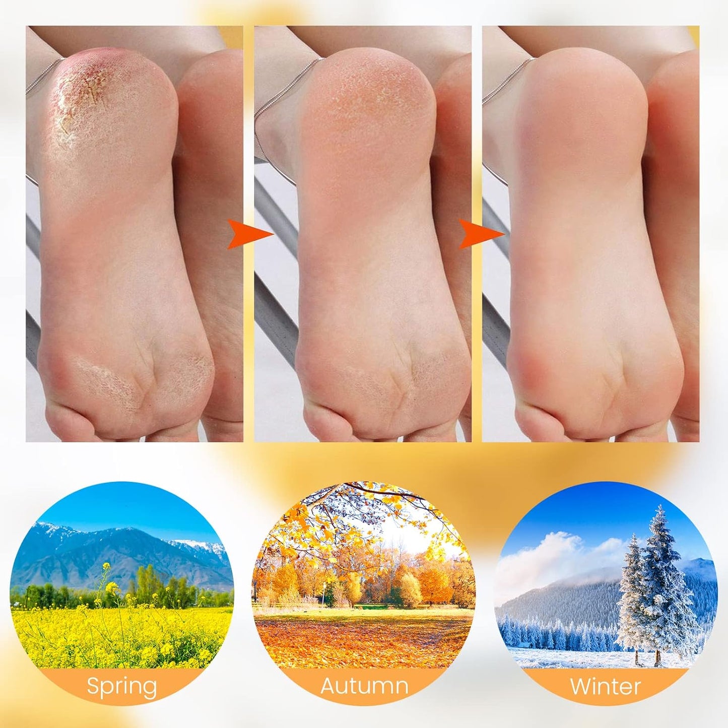 Moisturizing Foot Mask Exfoliating Silicone Socks Beach Protective Socks