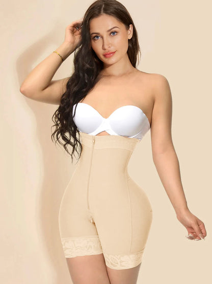 Firm Tummy Compression Bodysuit Shaper with Butt Lifter