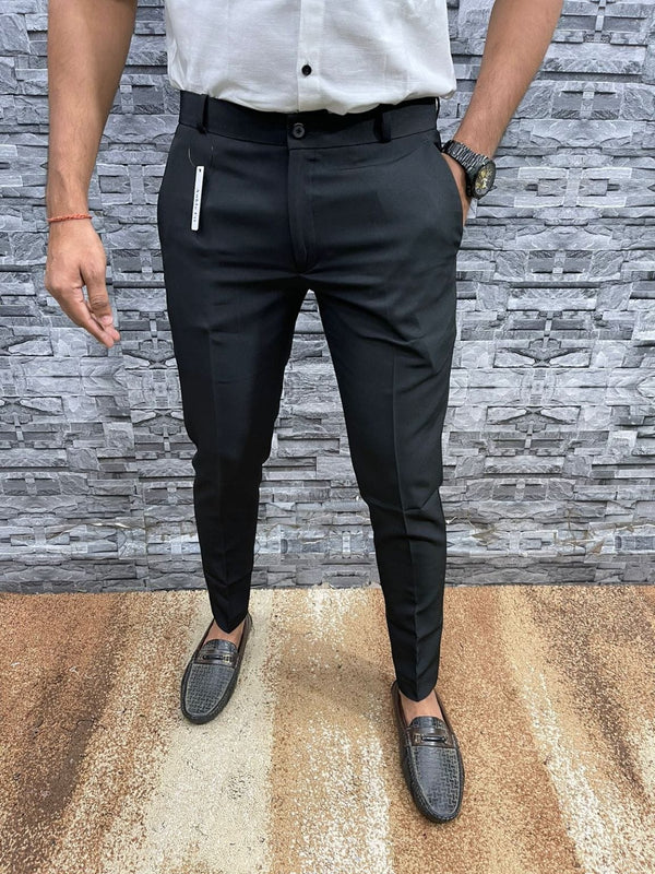 🔥Limited Time Offer🔥Solid Color Slim Fit Formal Pants