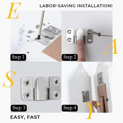 (🔥🎁2024 Hot Sale🎁-49%  )Stainless Steel Interlock Hanging Buckle👍