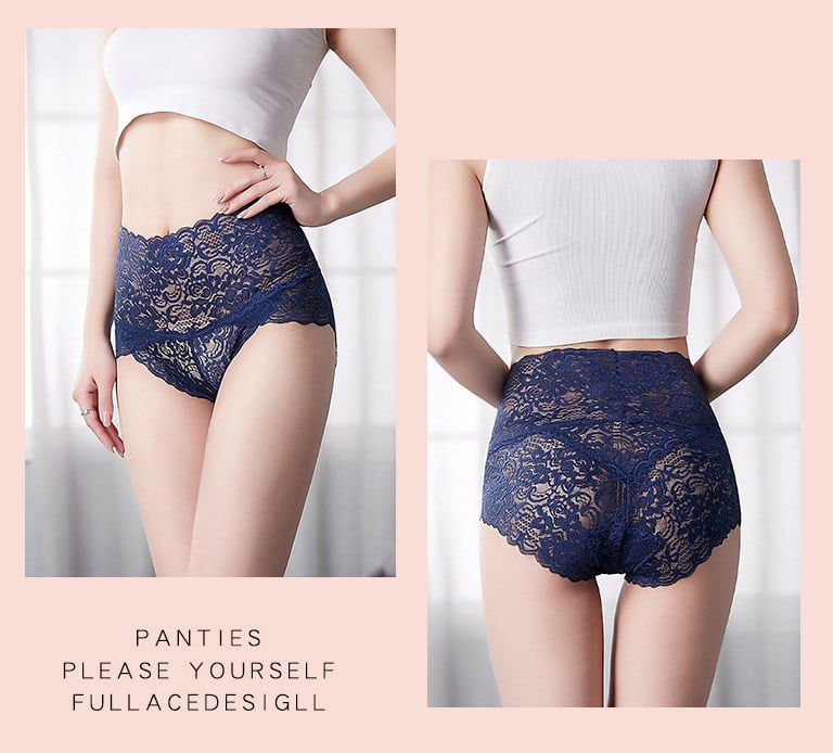 High-waisted Sexy Butt-lifting and Tummy-tightening Seamless Lace Panties