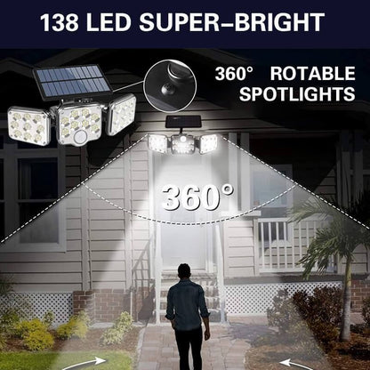 Triple LED Solar Wall Light-Buy Two Free Shipping