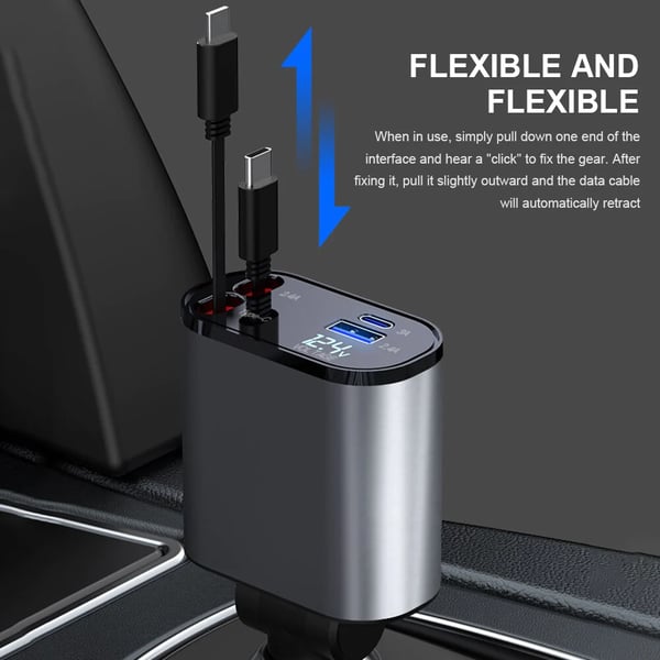 Retractable Car Fast Charger