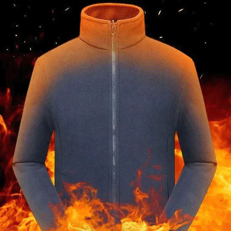 🔥Men’s Double-Layer Fleece Hooded Jacket—🎄Free Shipping🎄